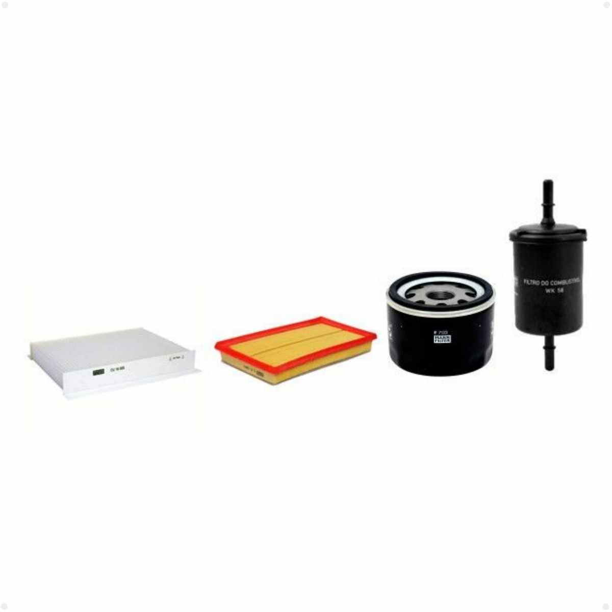 Kit Filtros Fiat Toro 1.3 16v Flex A Partir De 04/2021 Mann Filtros Sp11078-4
