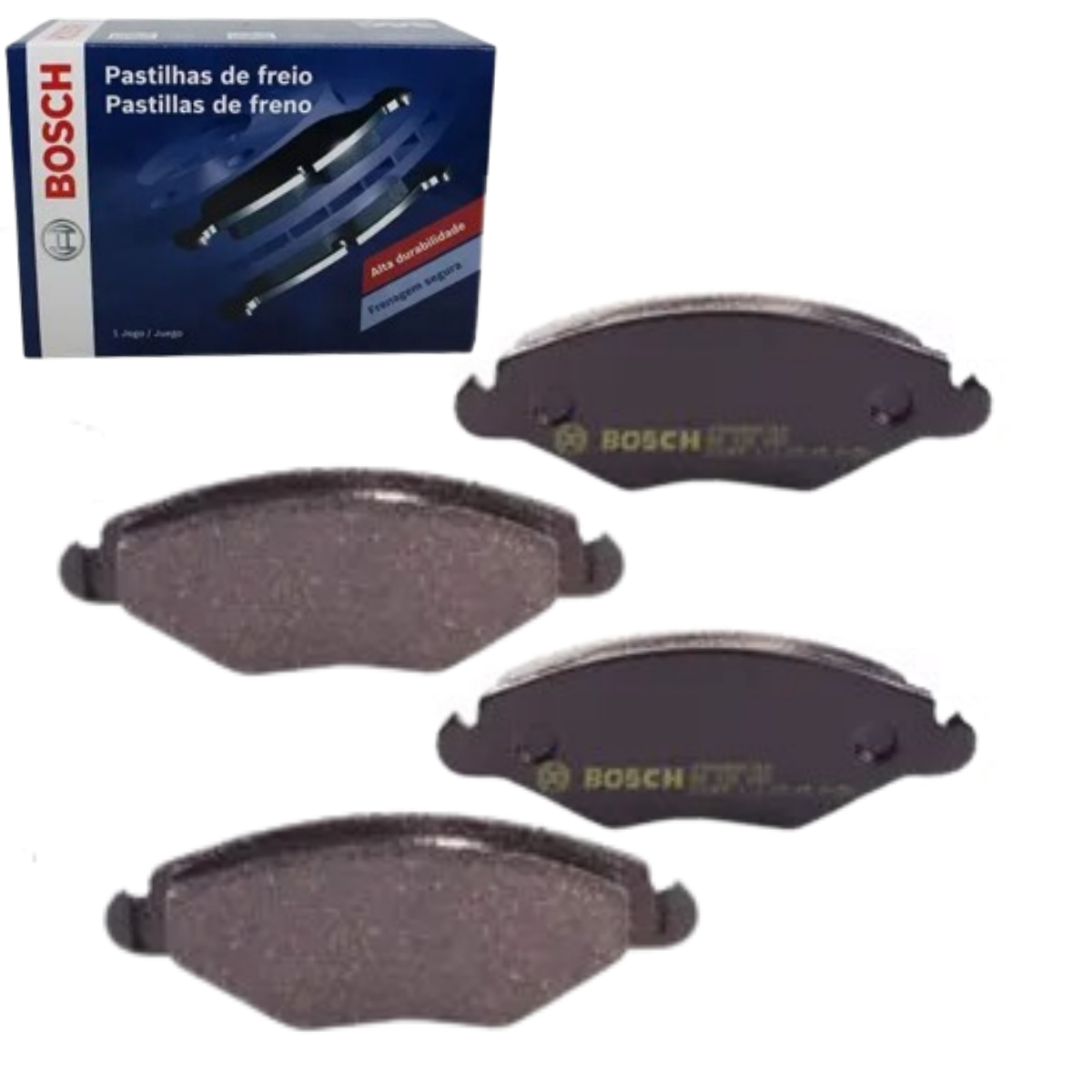 Pastilha Freio Peugeot 206 1.0 16v 06/2001 Ate 12/2005 Bosch Bb0706