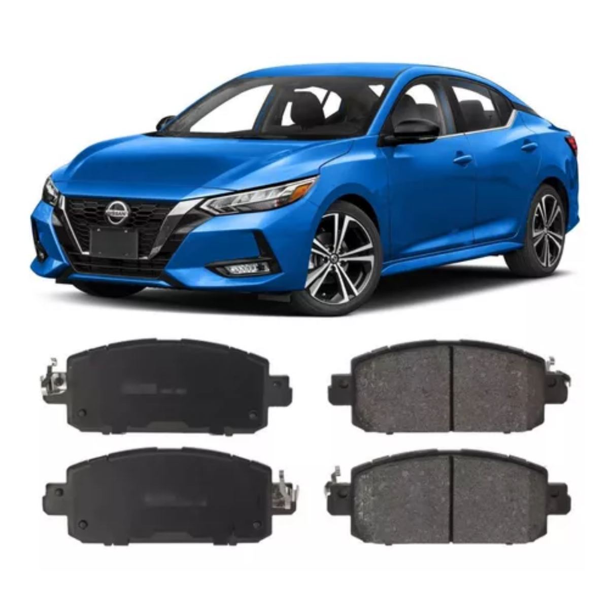 Pastilha Freio Nissan Sentra 2.0 16v Exclusive 01/2023 Ate 01/2025 Ceramica Com Antirruido Fras-le Pd-2300-cmaxx