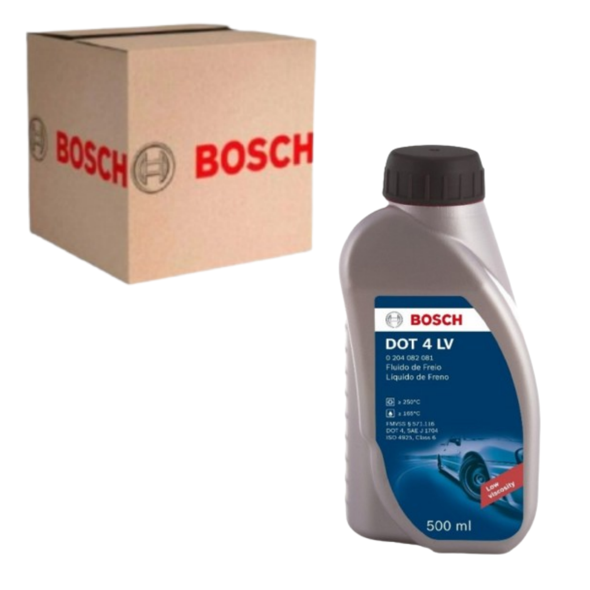 Fluido Dot-4 Lv Fluido De Freio Dot-4 Lv 500ml Bosch Bosch 0204082081