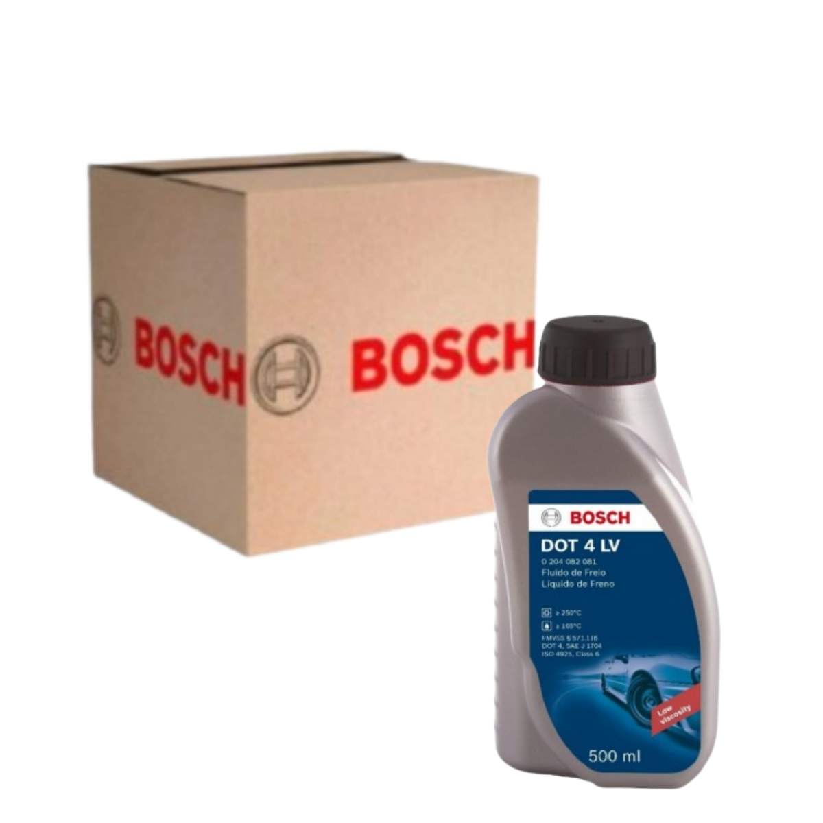 Fluido Dot-4 Lv Fluido De Freio Dot-4 Lv 500ml Bosch Bosch 0204082081