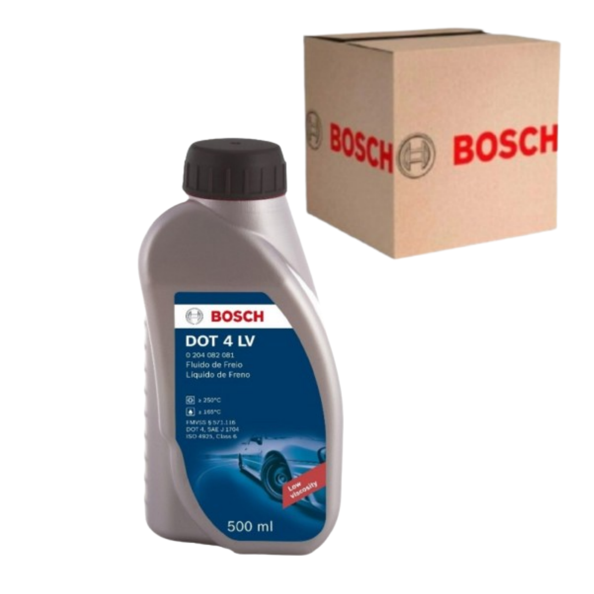 Fluido Dot-4 Lv Fluido De Freio Dot-4 Lv 500ml Bosch Bosch 0204082081