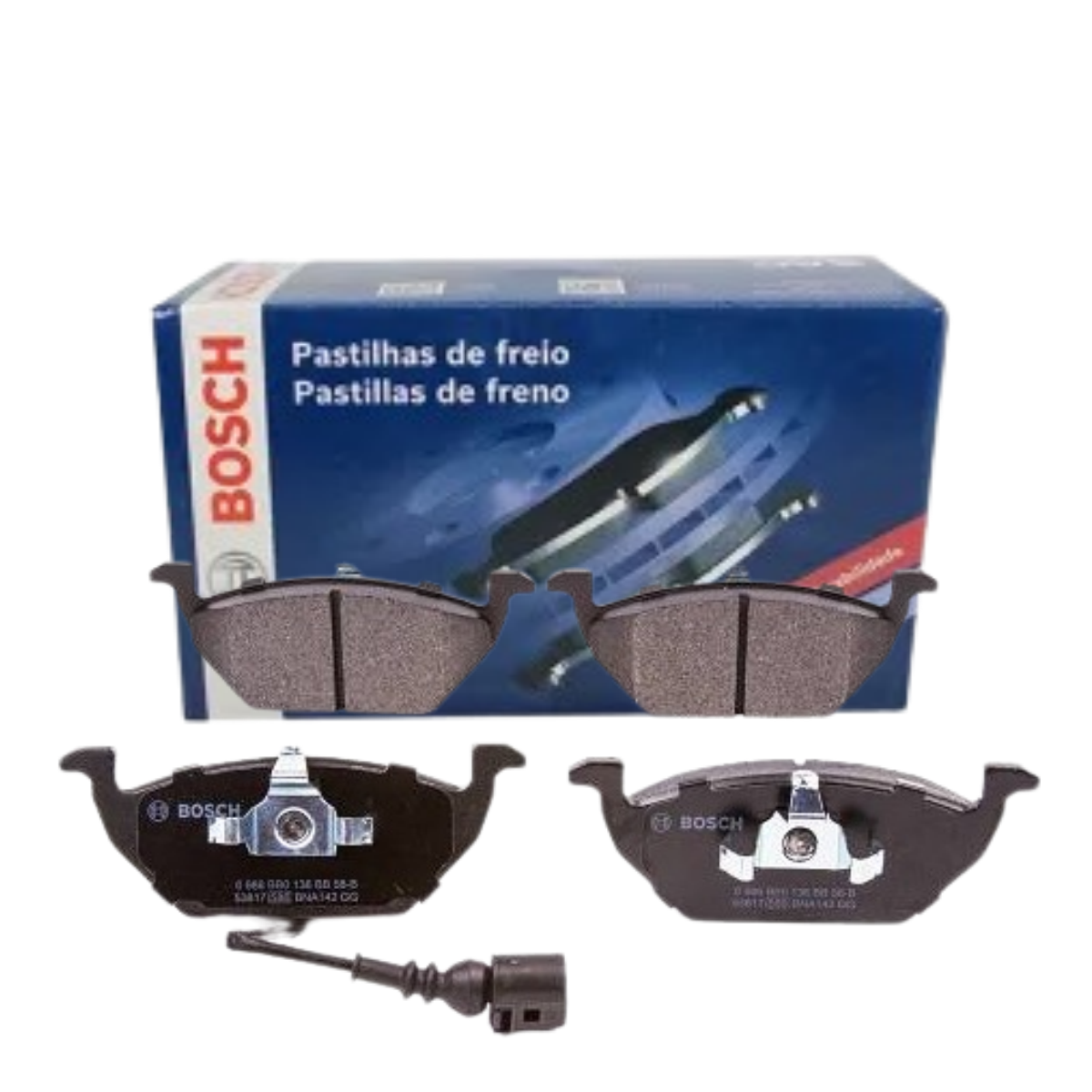 Pastilha Freio Audi A3 1.6 05/1999 Ate 09/2006 Bosch Bb0136