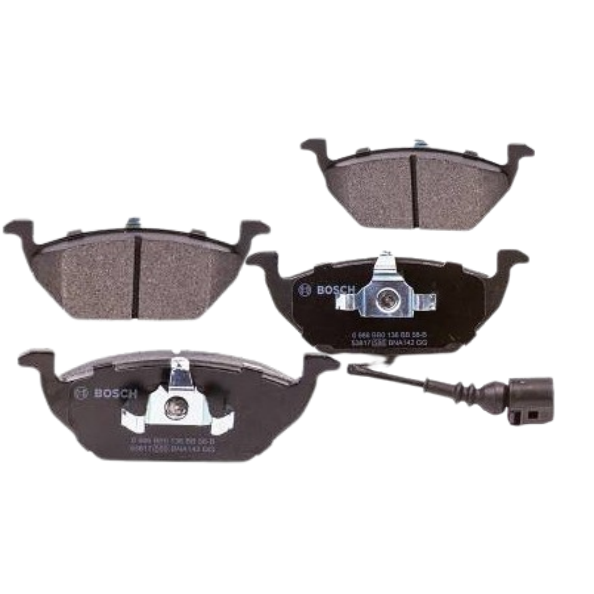 Pastilha Freio Audi A3 1.6 05/1999 Ate 09/2006 Bosch Bb0136
