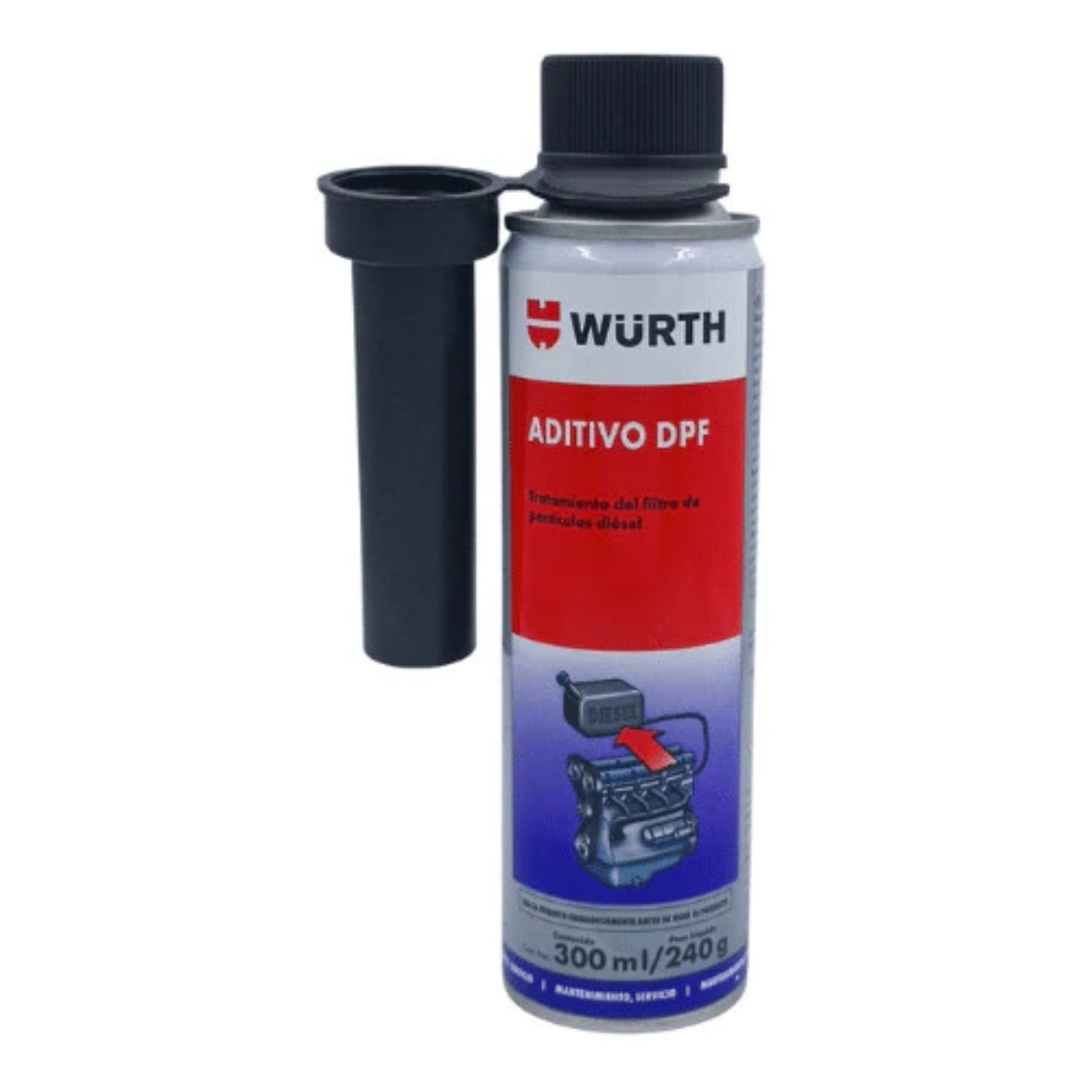 Aditivo Limpa Filtro Particula Dpf Catalizador 300ml Wurth Do Brasil 5861014301