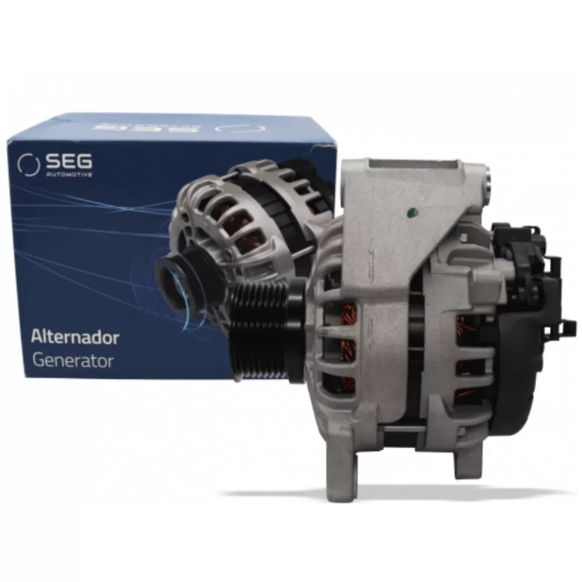 Alternador Vw Crossfox 1.6 Total Flex A Partir De 01/2009 Com Polia 6pk Seg F 000 Bl0 4c0