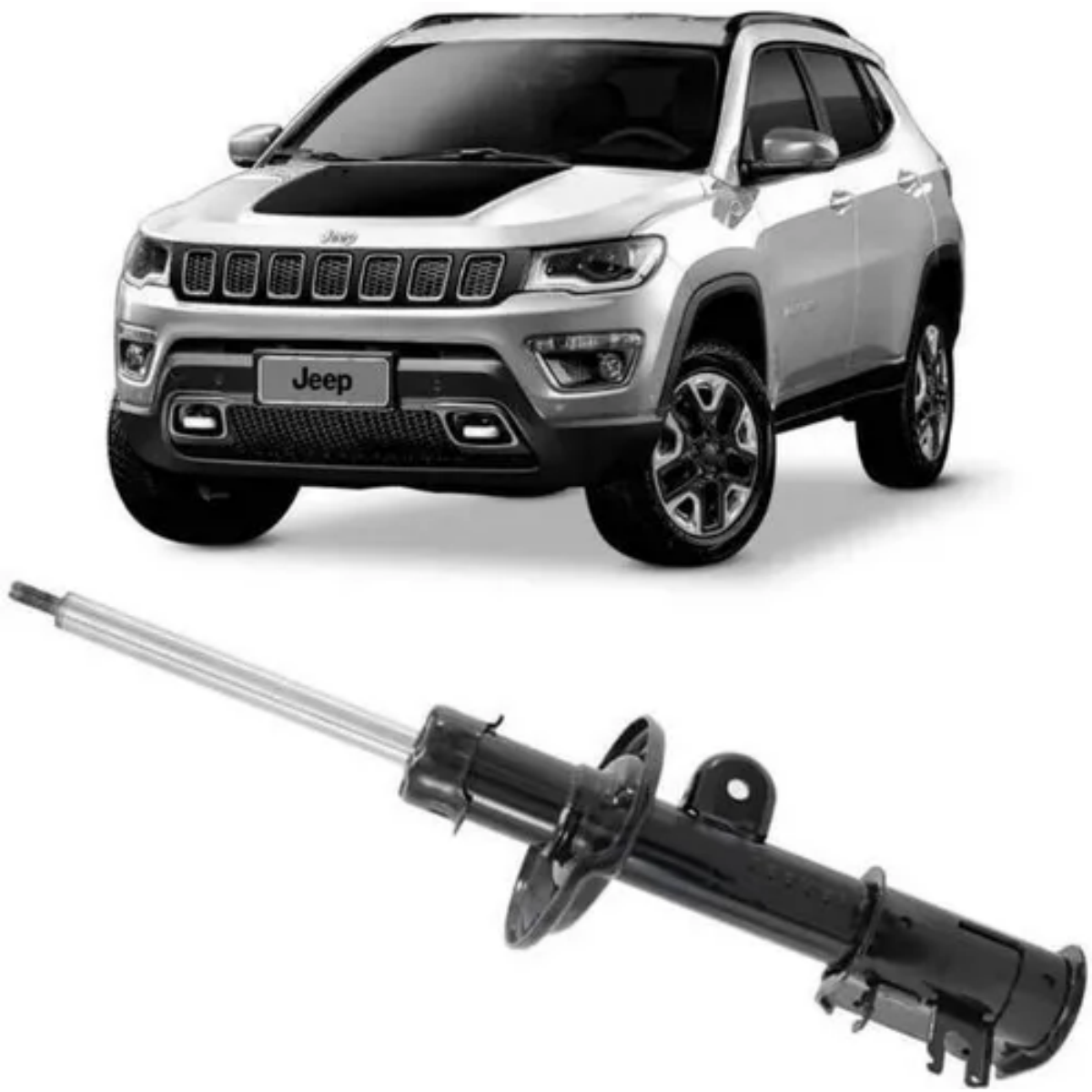 Amortecedor Jeep Compass 2.0 Tigershark A Partir De 01/2017 Traseiro Lado Direito Monroe 749157sp