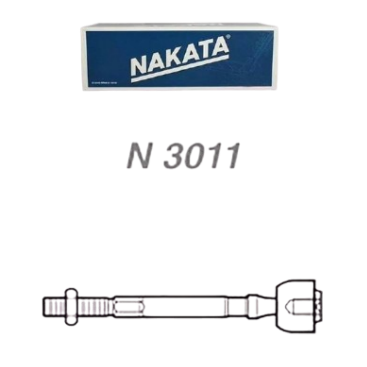 Barra Axial Gm Corsa 1.6 8v Dohc Sfi 01/1997 Ate 12/2001 Nakata N 3011