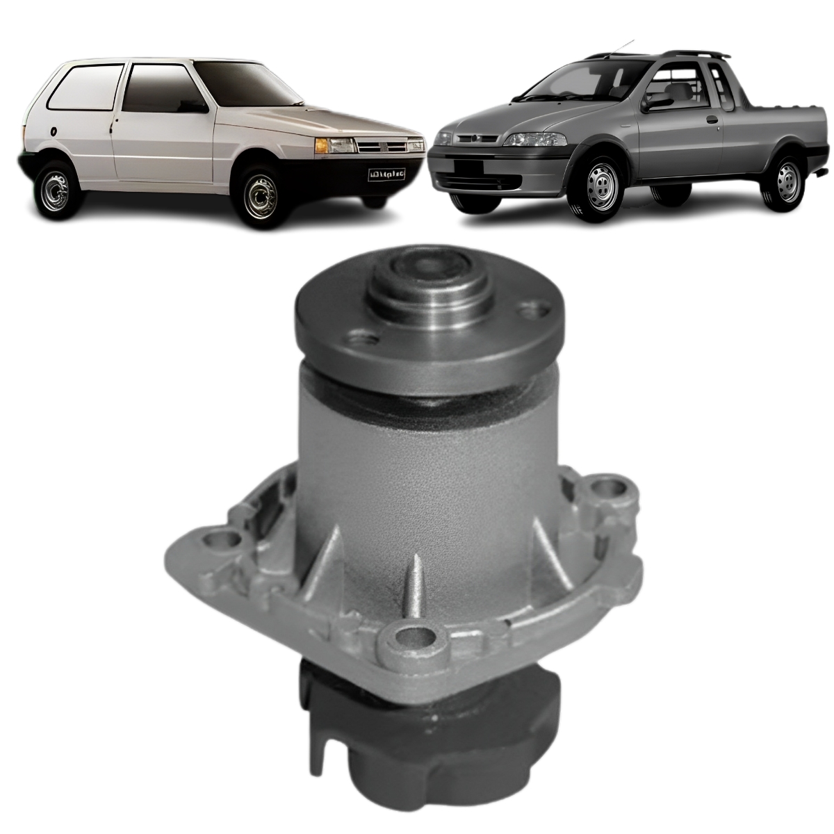 Bomba Agua Fiat Fiorino 1.5 8v 1996 Ate 1999 Direcao Hidraulica Skf Vkpc 82131 A