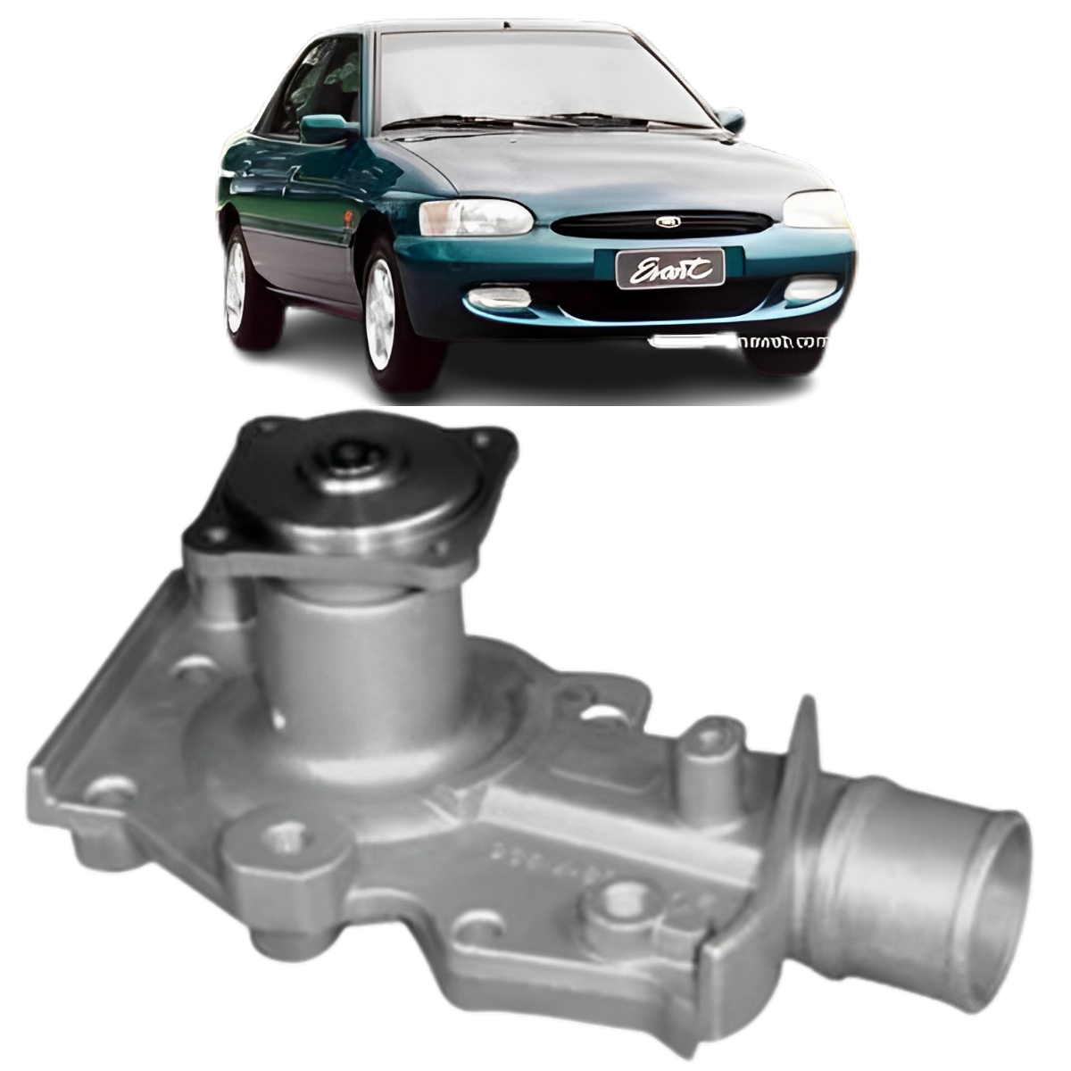 Bomba Agua Ford Escort 1.8 16v Motor Zetec 01/1997 Ate 12/2003 Skf Vkpc 84406 A