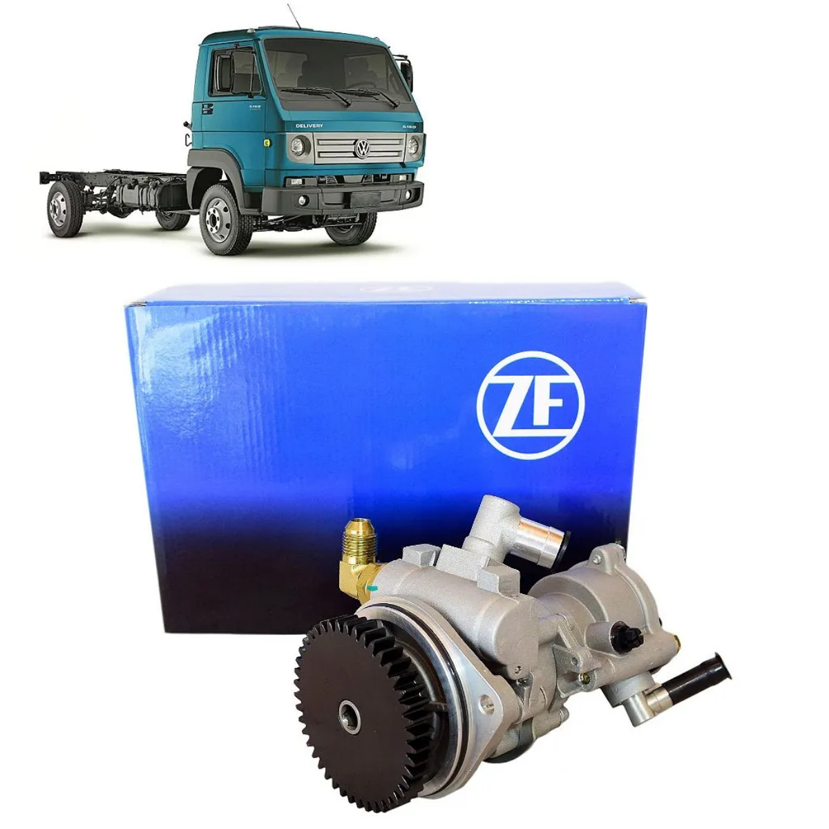 Bomba Direcao Hidraulica Vw 5-140 Delivery 10/2005 Ate 12/2011 Rotacao Anti-horaria Trw 5960.100.040