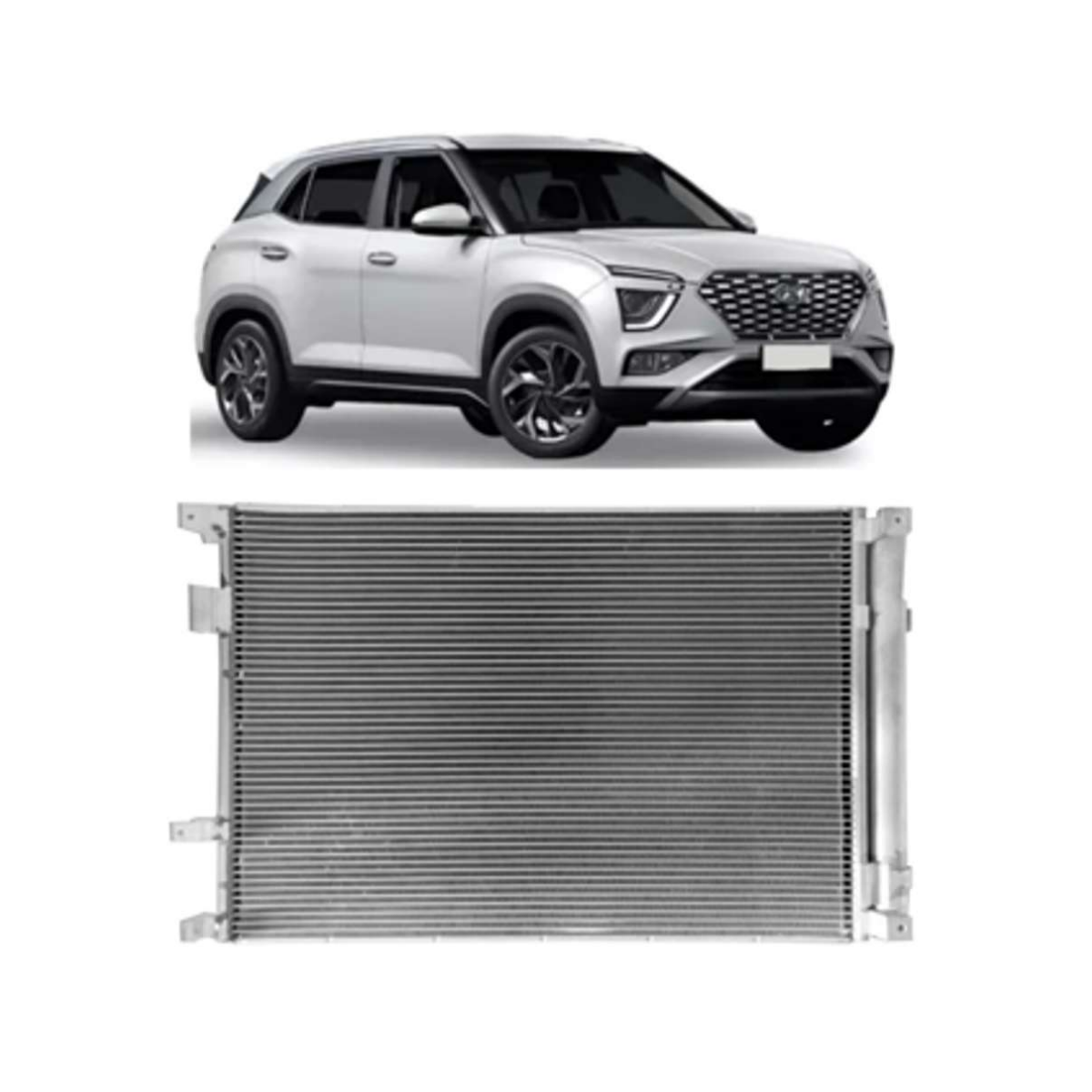 Condensador Ar Condicionado Hyundai Creta 1.0 12v Turbo A Partir De 2022 Ar Condicionado Doowon 97606-bx400