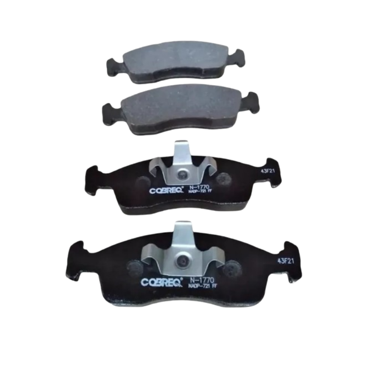 Pastilha Freio Citroen C3 1.5 8v Attraction 01/2014 Ate 01/2016 Eixo Dianteiro Cobreq N-1770