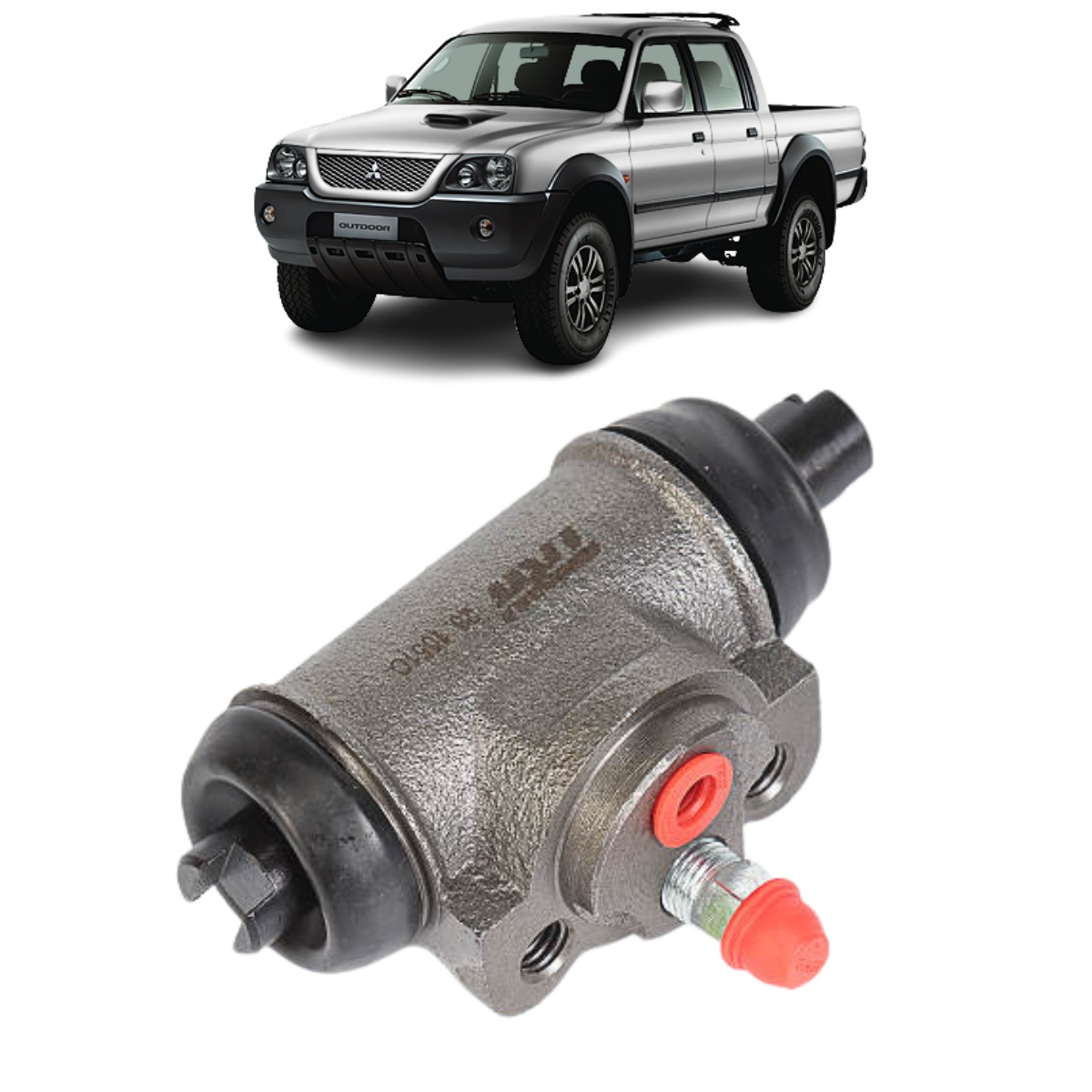 Cilindro Roda Mitsubishi L200 A Partir De 1992 Traseira, Lado Esquerdo Trw/varga Rccr03030