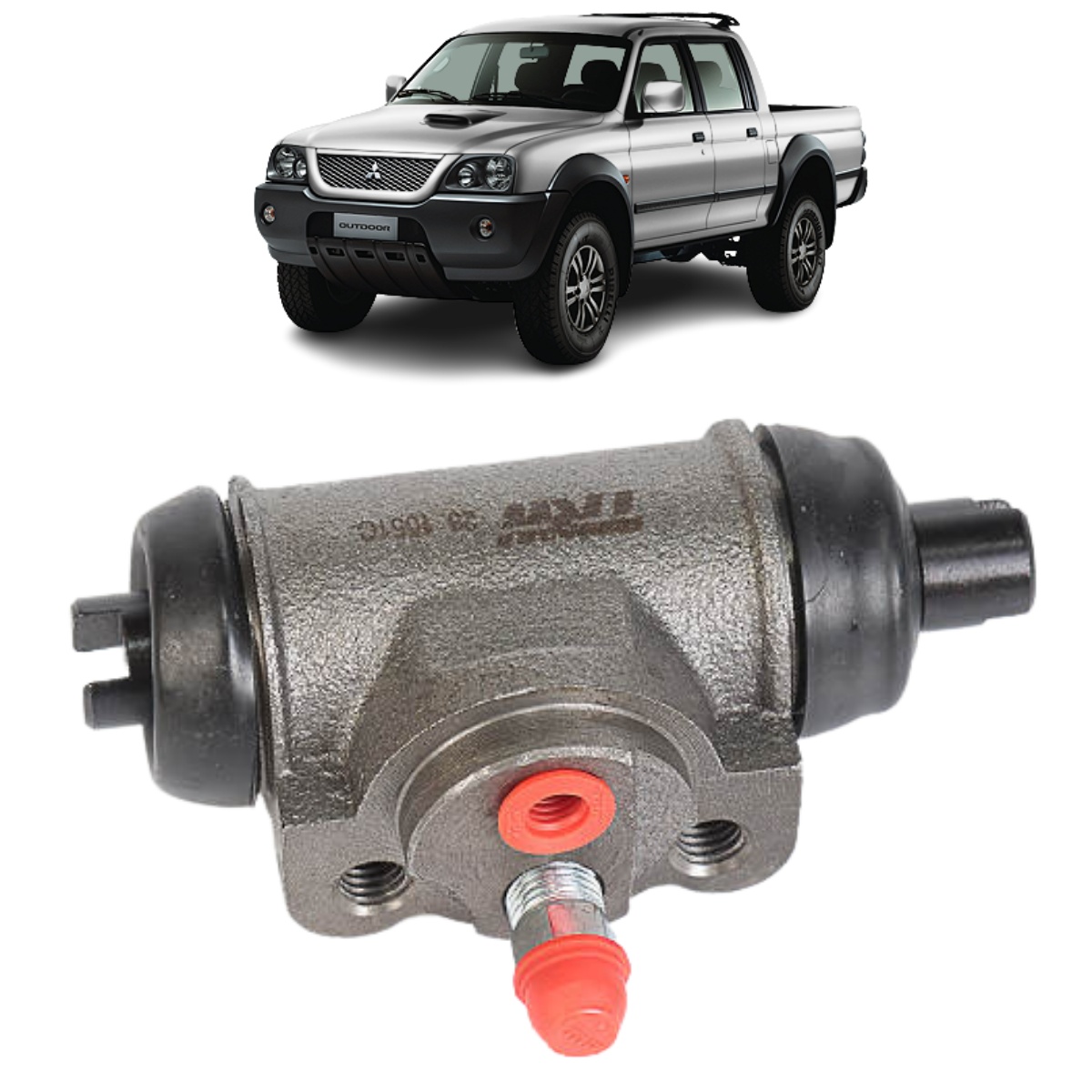 Cilindro Roda Mitsubishi L200 A Partir De 1992 Traseira, Lado Esquerdo Trw/varga Rccr03030