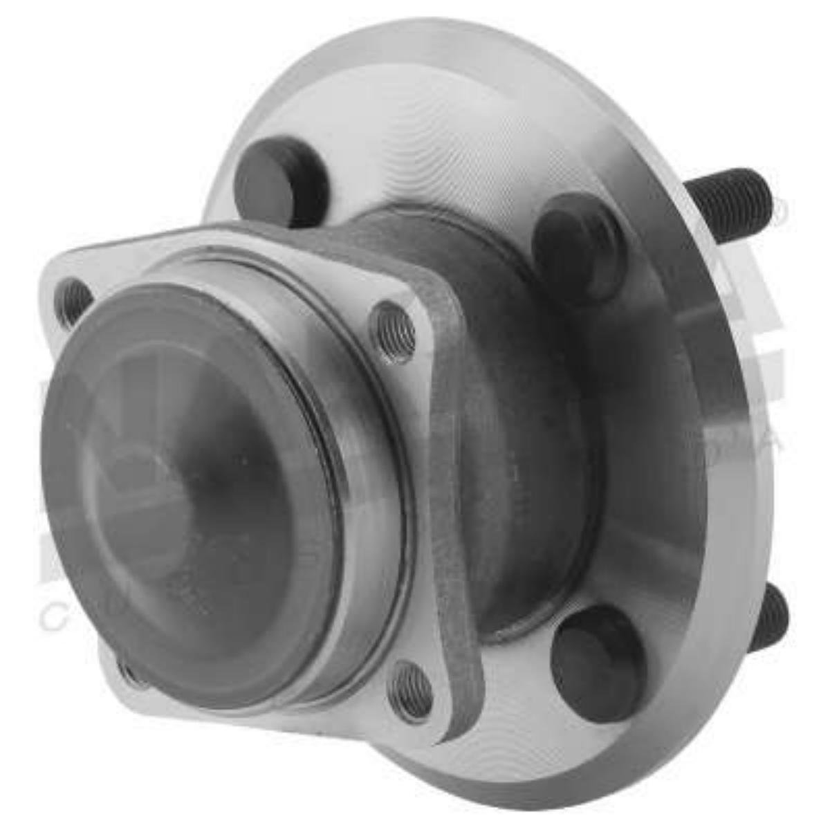 Cubo Roda Toyota Corolla 01/2002 Ate 12/2008 Traseira, Sem Abs, Com Rolamento, 4 Furos Nakata Nkf 8091