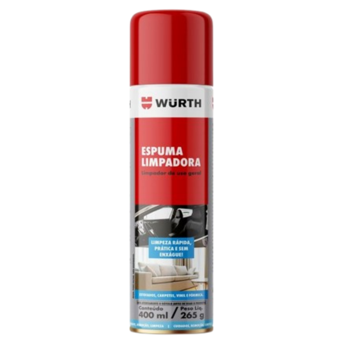 Espuma Limpadora 400ml Uso Geral Wurth Do Brasil 0890132101