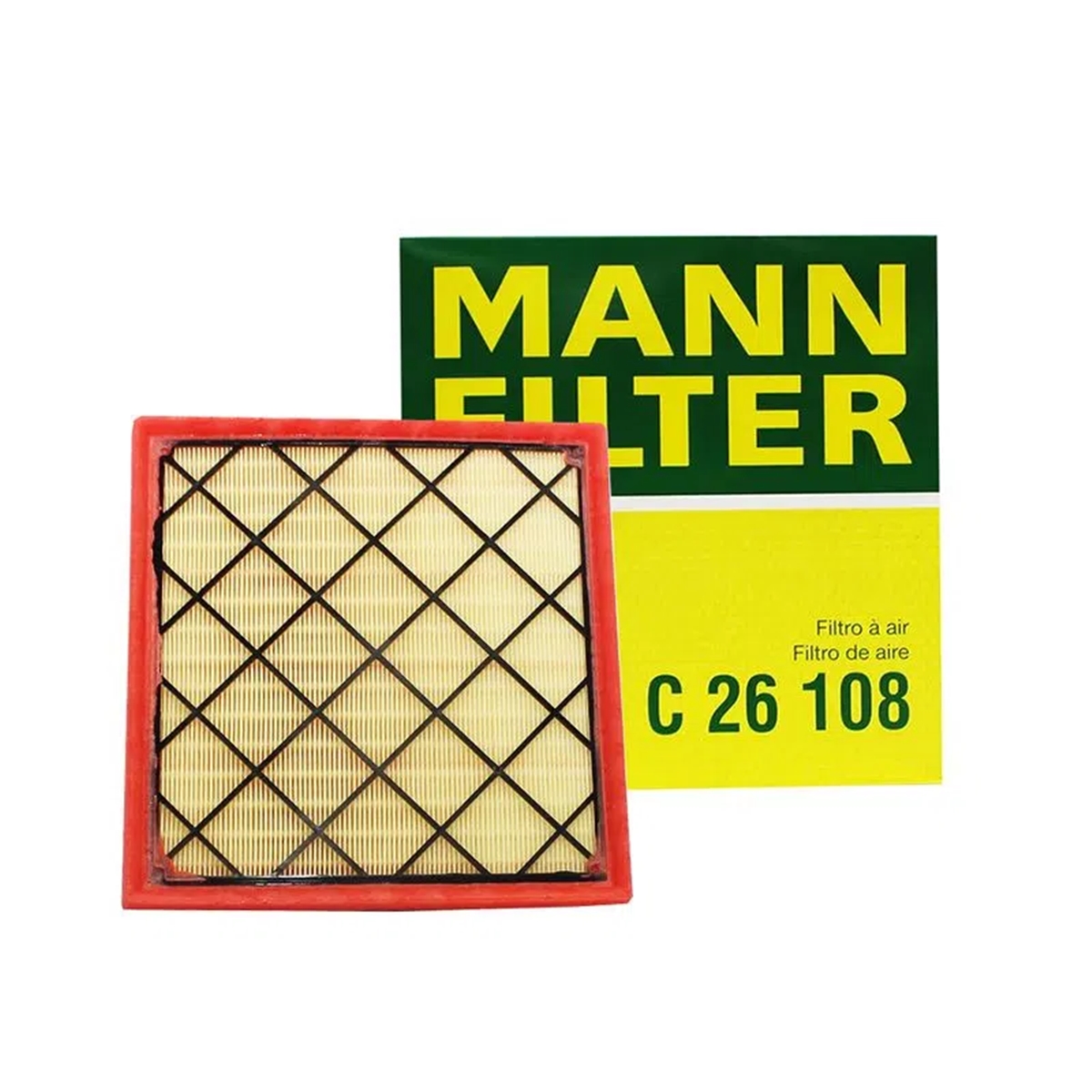 Filtro Ar Honda Civic 2.0 16v Ex A Partir De 01/2016 Flex Mann Filtros C 24108