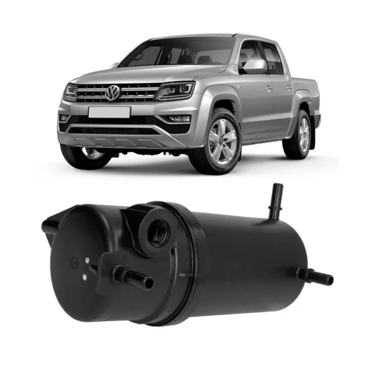 Filtro Combustivel Vw Amarok 3.0 V6 01/2010 Ate 01/2016 Diesel Mann Filtros Wk10046z
