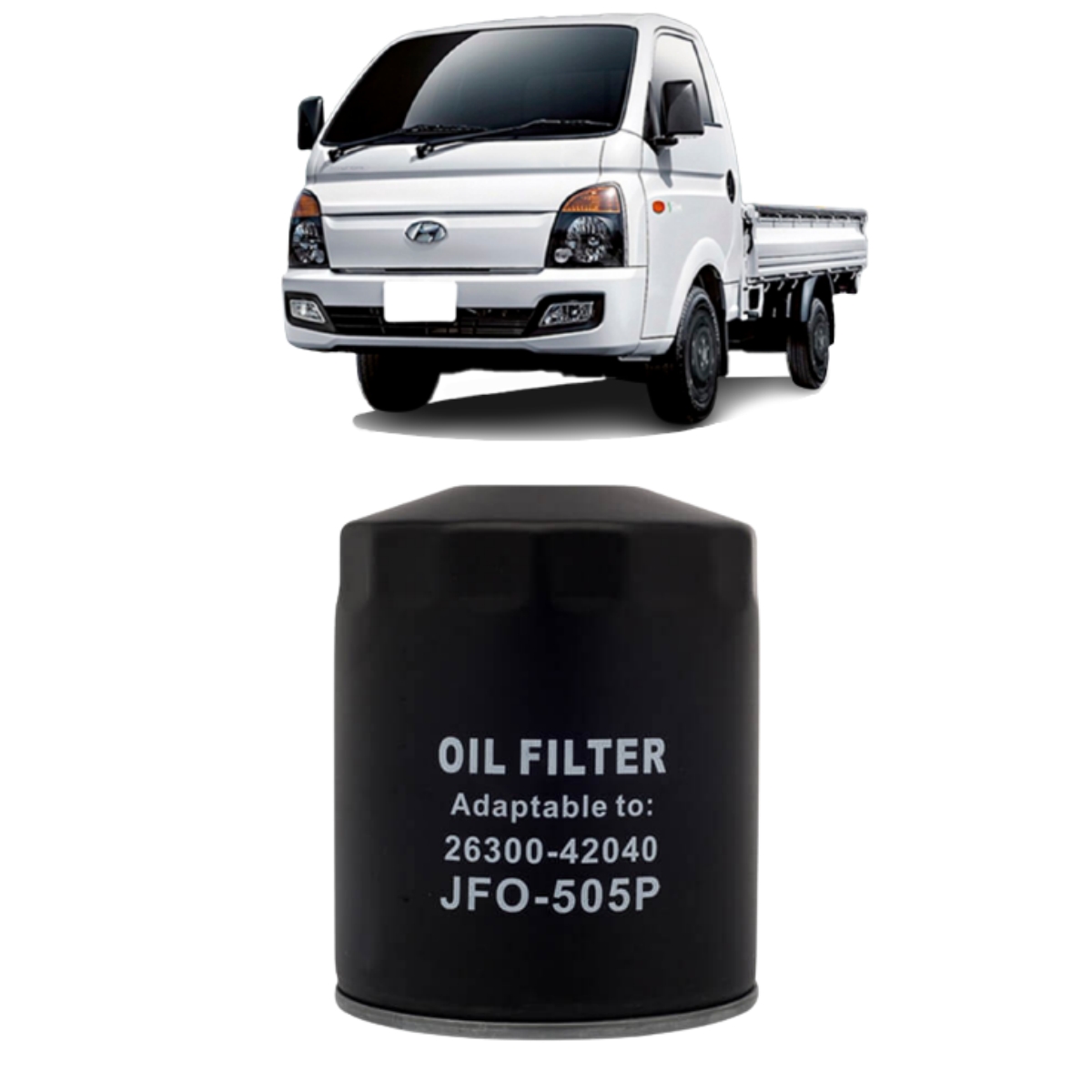 Filtro Oleo Hyundai Hr 2.5 16v A Partir De 2013 Diesel Wega Jfo-0505p