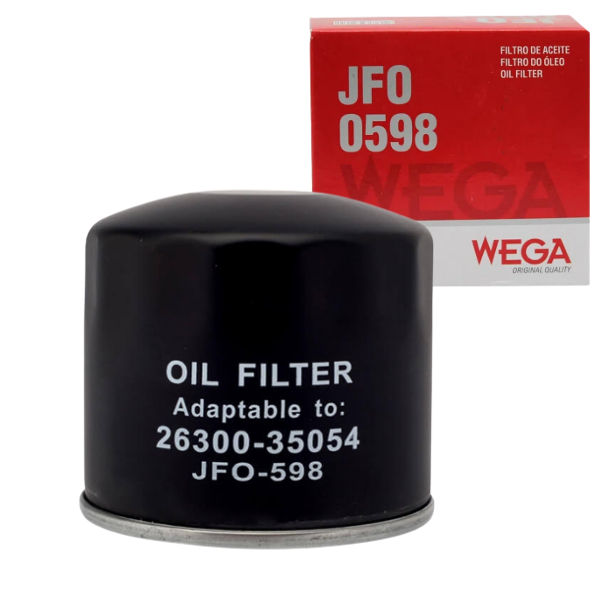 Filtro Oleo Kia Cerato 1.6 16v A Partir De 01/2008 Gasolina Wega Jfo-0598