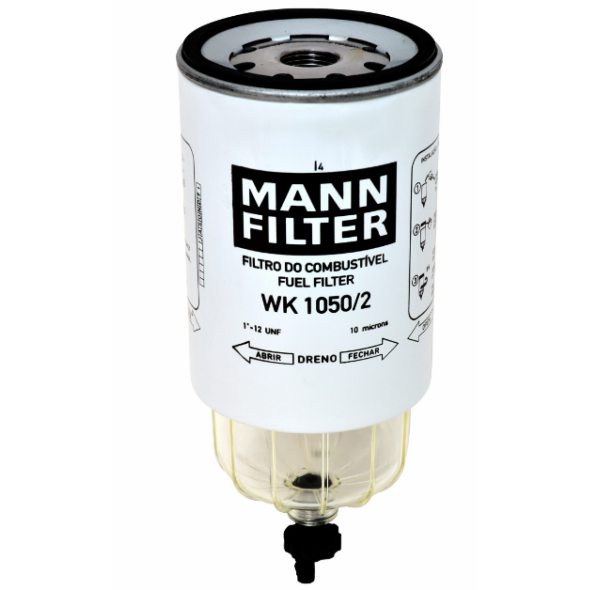 Filtro Combustivel Mercedes-benz O 500 M Om926la A Partir De 02/2000 Mann Filtros Wk 1050/2
