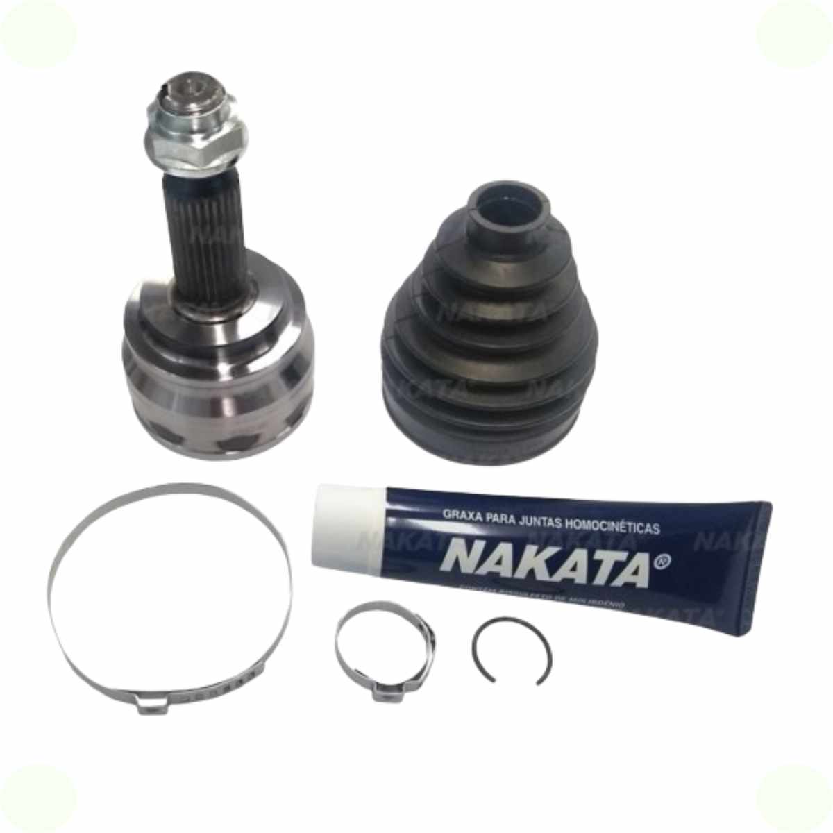 Junta Homocinetica Fixa Mitsubishi Asx 2.0 Cambio Automatico 01/2011 Ate 12/2020 Fixa, 33 Dentes Interno E 28 Dentes Externo Nakata Njh21-2600