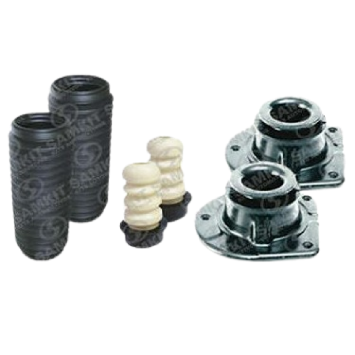 Kit Amortecedor Fiat Palio Weekend Adventure A Partir De 01/2000 Dianteira Com Batente, Coifa, Suporte Com Rolamento Sampel Sk-119b
