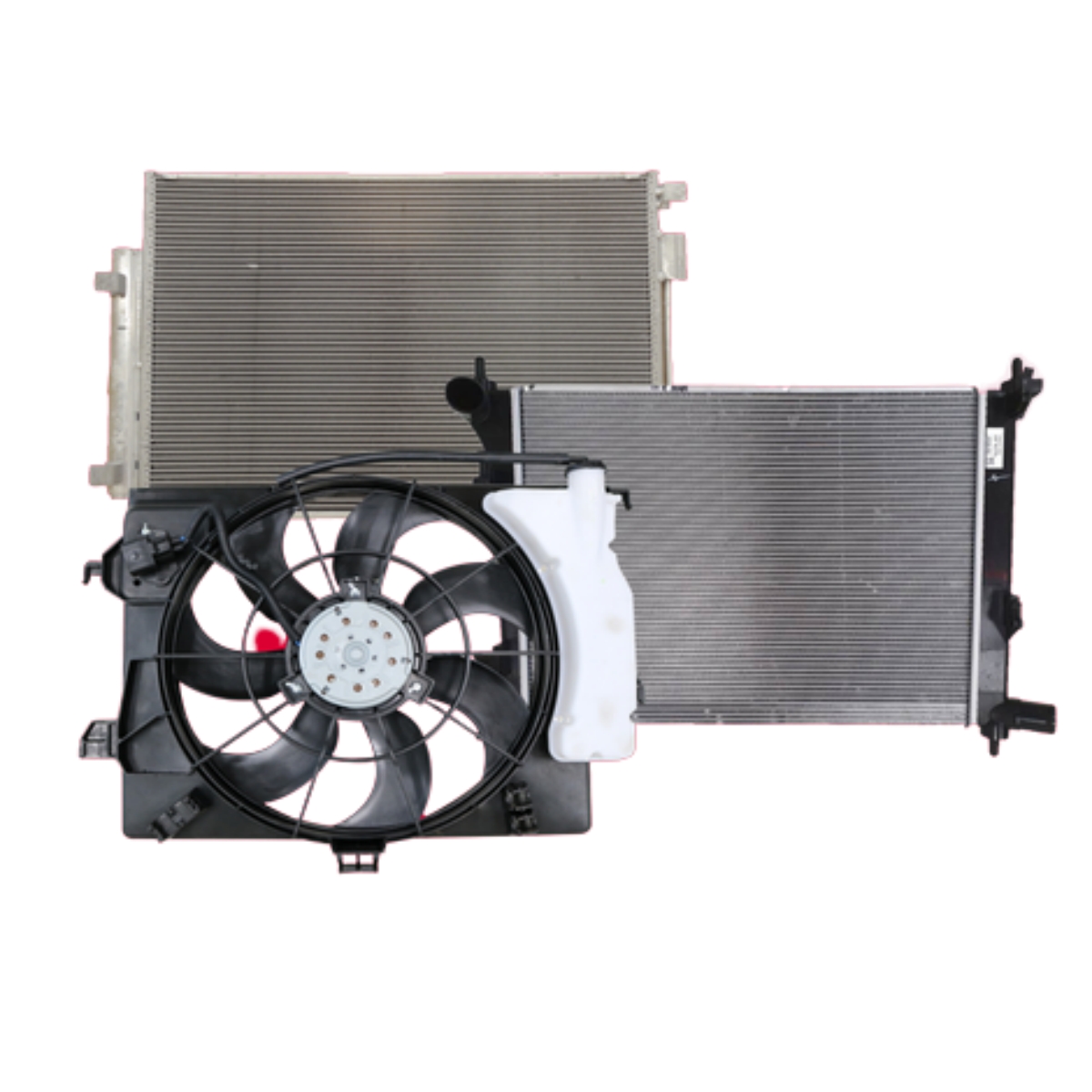 Kit Colisao Hyundai Hb20 1.6 Manual 01/2013 Ate 12/2019 Radiador Condensador Eletro Ventilador Denso Bc023000-7150rc