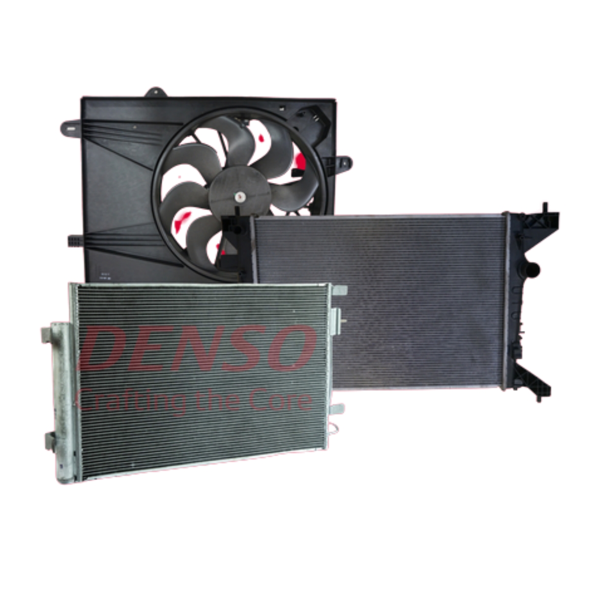 Kit Colisao Gm Cobalt 1.4 Manual 01/2017 Ate 12/2020 Radiador Condensador Eletro Ventilador Denso Bc023000-7380rc