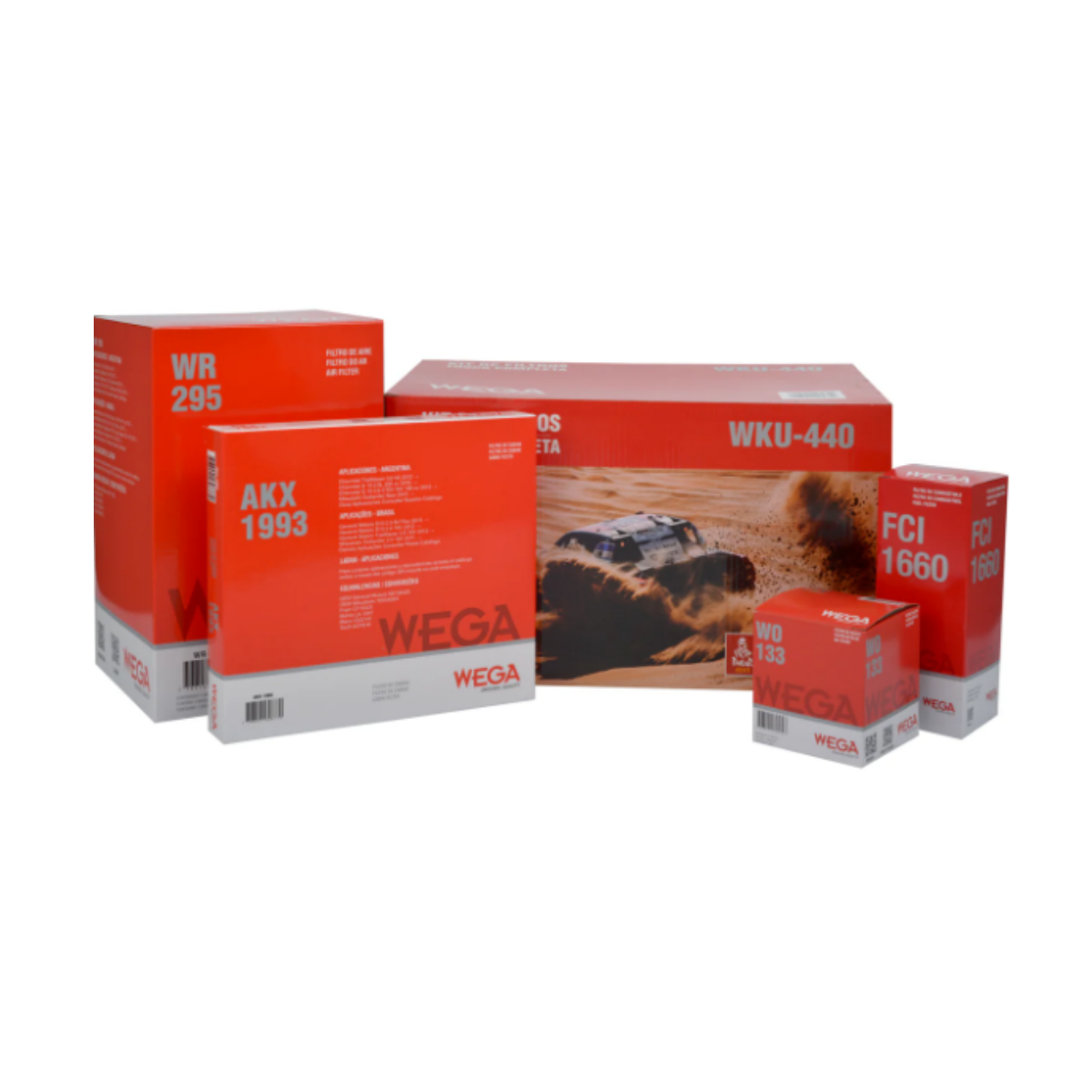 Kit Filtros Gm S10 2.5 16v Advantage 01/2014 Ate 01/2020 Wega Wku440
