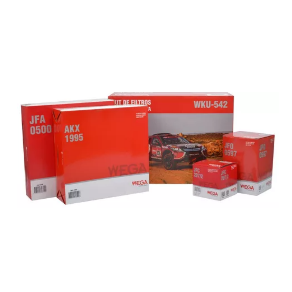 Kit Filtros Mitsubishi L200 Triton 3.2 16v Gls 01/2012 Ate 01/2017 Turbo Diesel Wega Wku542