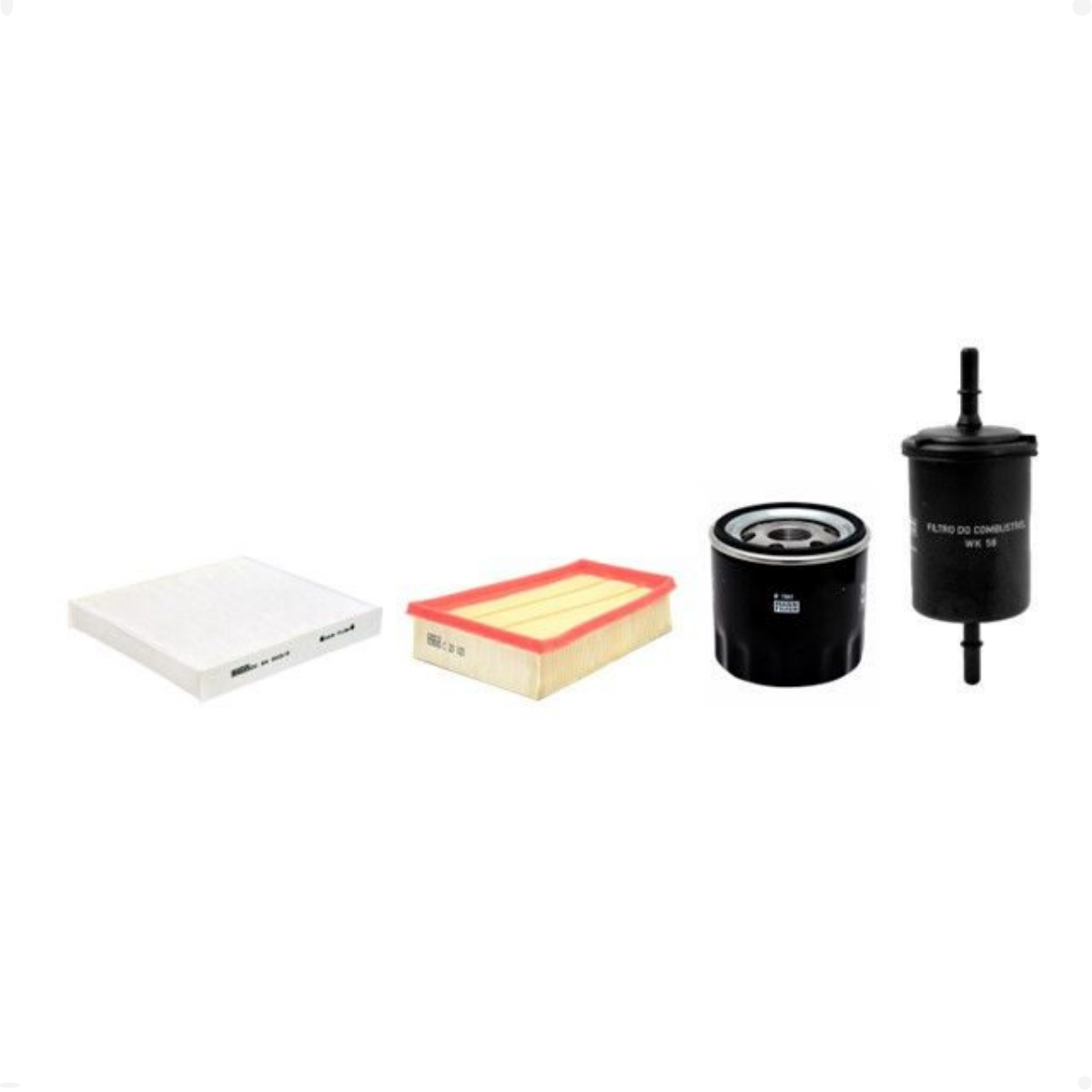 Kit Filtros Gm Onix 1.0 A Partir De 01/2019 Mann Filtros Sp11077-4