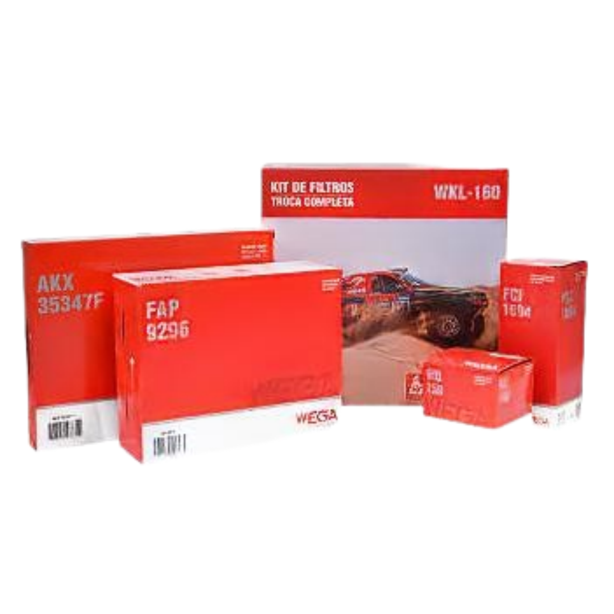Kit Filtros Ford Ecosport 1.6 16v Freestyle 01/2015 Ate 12/2018 Wega Wkl160