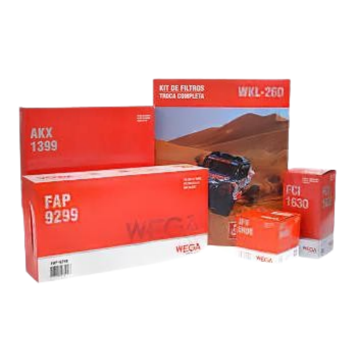 Kit Filtros Renault Captur 1.6 16v Bose 01/2017 Ate 12/2022 Wega Wkl260