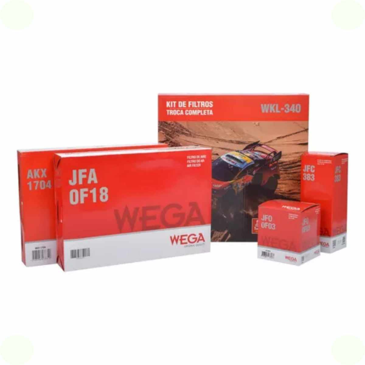 Kit Filtros Jeep Renegade 1.8 16v Limited 01/2015 Ate 01/2015 Wega Wkl143