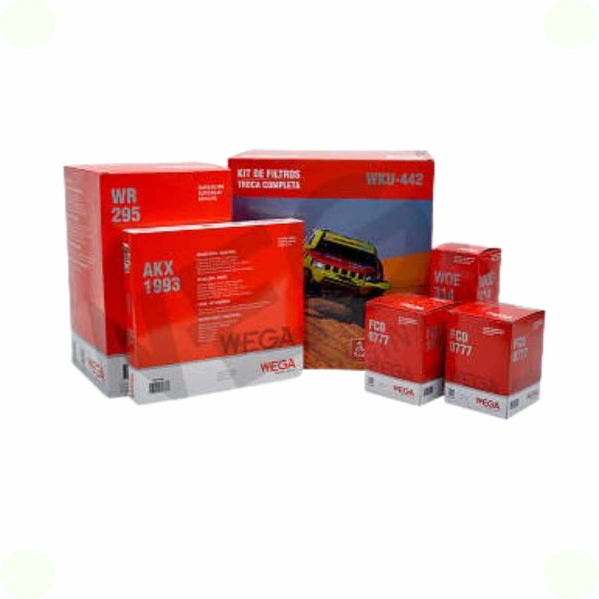 Kit Filtros Toyota Hilux 2.8 16v Sr A Partir De 01/2016 Wega Wku500