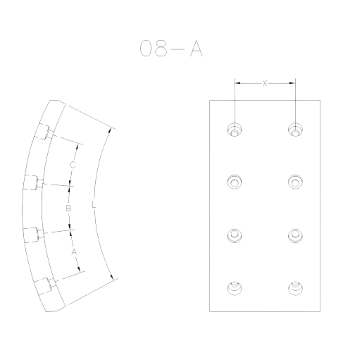Lona Freio Vw Gol 1.8 8v Cl Mi 1996 Ate 2003 Eixo Traseiro Fras-le Vw/274
