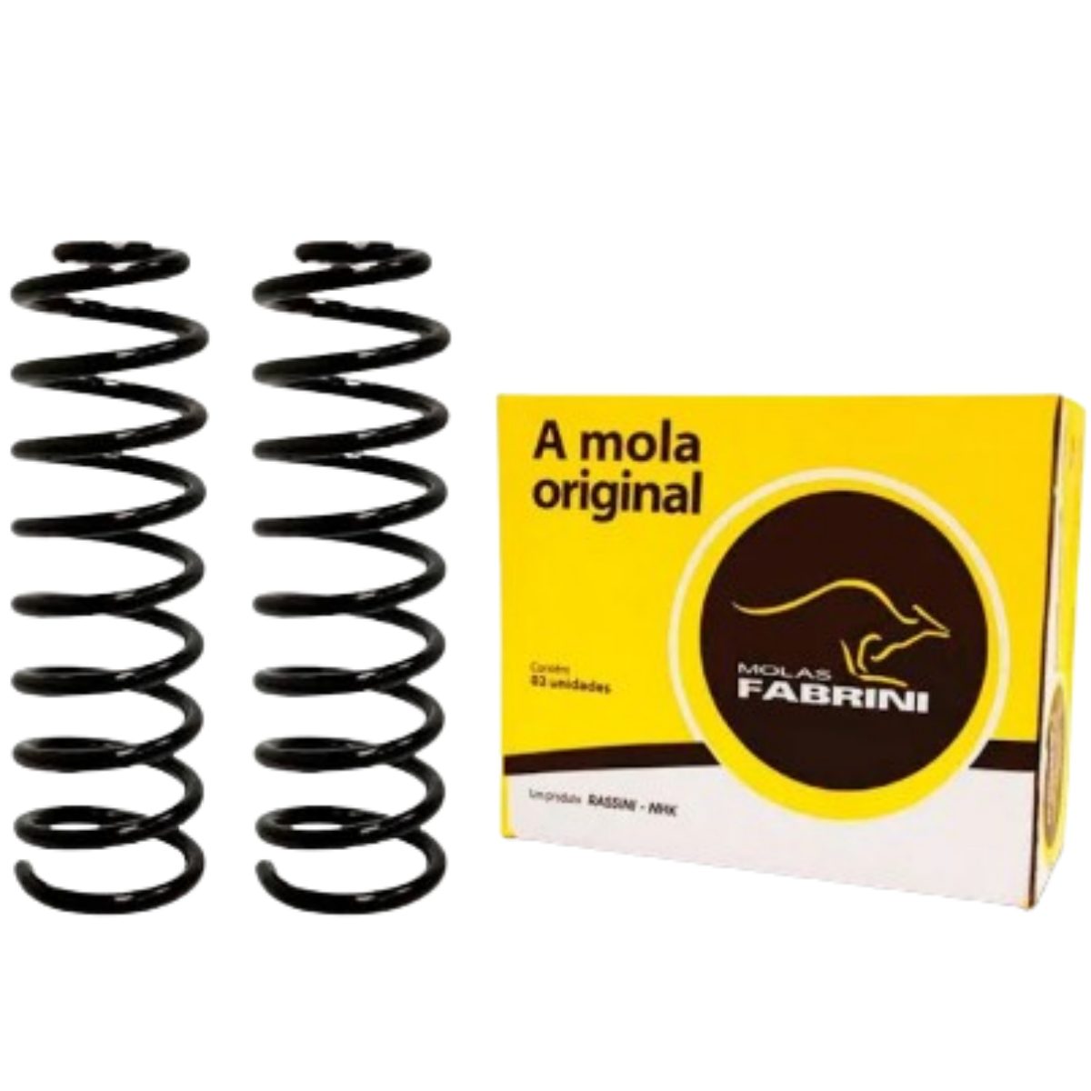 Mola Helicoidal Vw Gol 1.8 01/1982 Ate 12/1994 Dianteira Fabrini I-vw0219-m