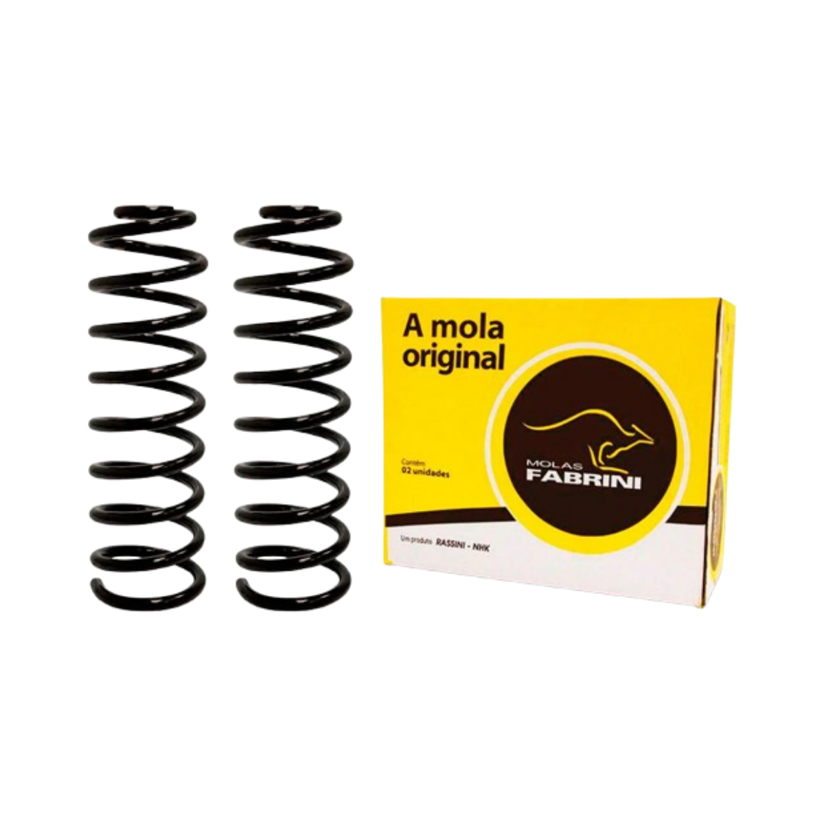 Mola Helicoidal Vw Gol 1.0 G2 Com Ac A Partir De 01/1998 Dianteira Sem Ar Condicionado Fabrini I-vw0404