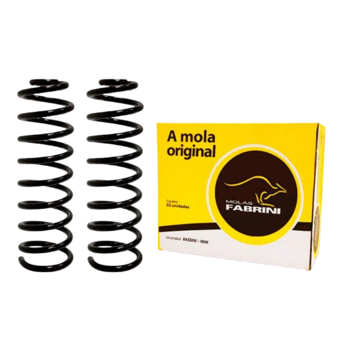 Mola Helicoidal Vw Gol 1.0 8v G2 Com Ac 12/1998 Ate 12/2014 Dianteira Com Ar Condicionado Fabrini I-vw0405