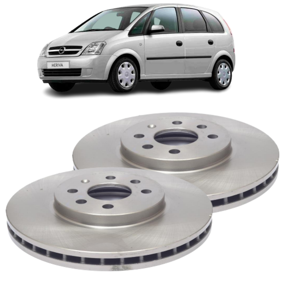 Disco Freio Gm Meriva 1.8 16v 08/2002 Ate 12/2003 Disco Dianteiro Ventilado, Sem Cubo Trw/varga Rcdi05810