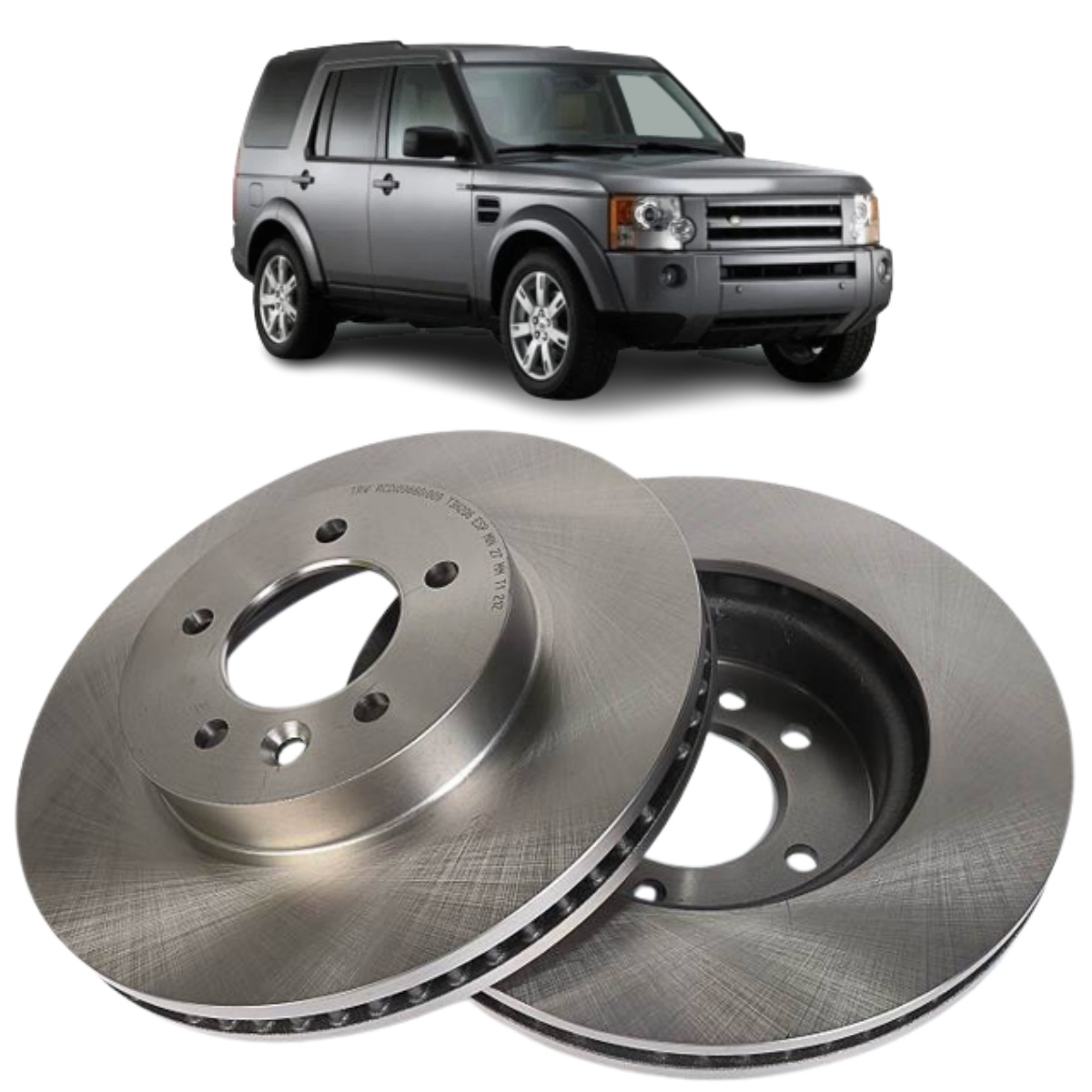 Disco Freio Land Rover Discovery Iii 4.0 24v 09/2004 Ate 08/2009 Disco Dianteiro Ventilado, Sem Cubo Trw/varga Rcdi09660