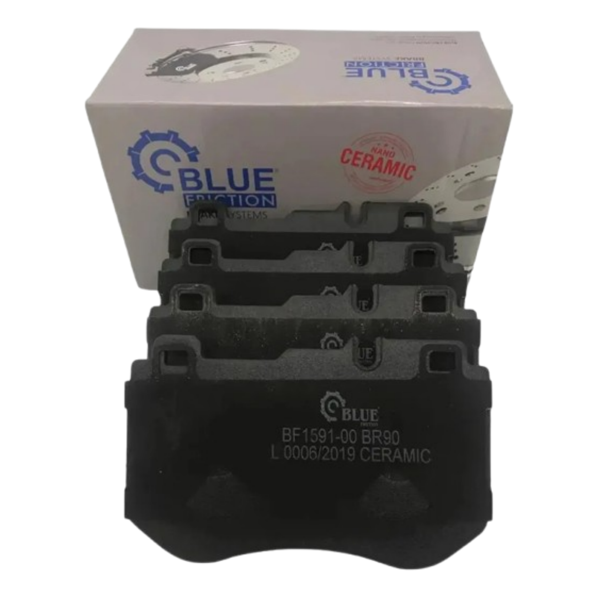 Pastilha Freio Mercedes-benz C180 Avantgarde Exclusive A Partir De 03/2014 Dianteira Sistema Brembo Blue Friction Bf1591-00