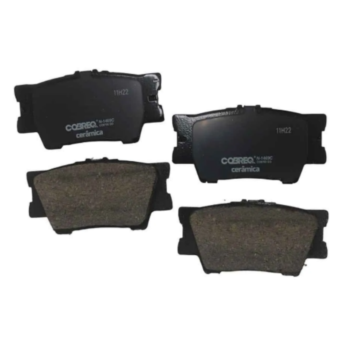 Pastilha Freio Lexus Es 3.5 350 01/2006 Ate 12/2012 Traseira Sistema Advics, Anti Ruido Ceramica Cobreq N-1469c Ceramic