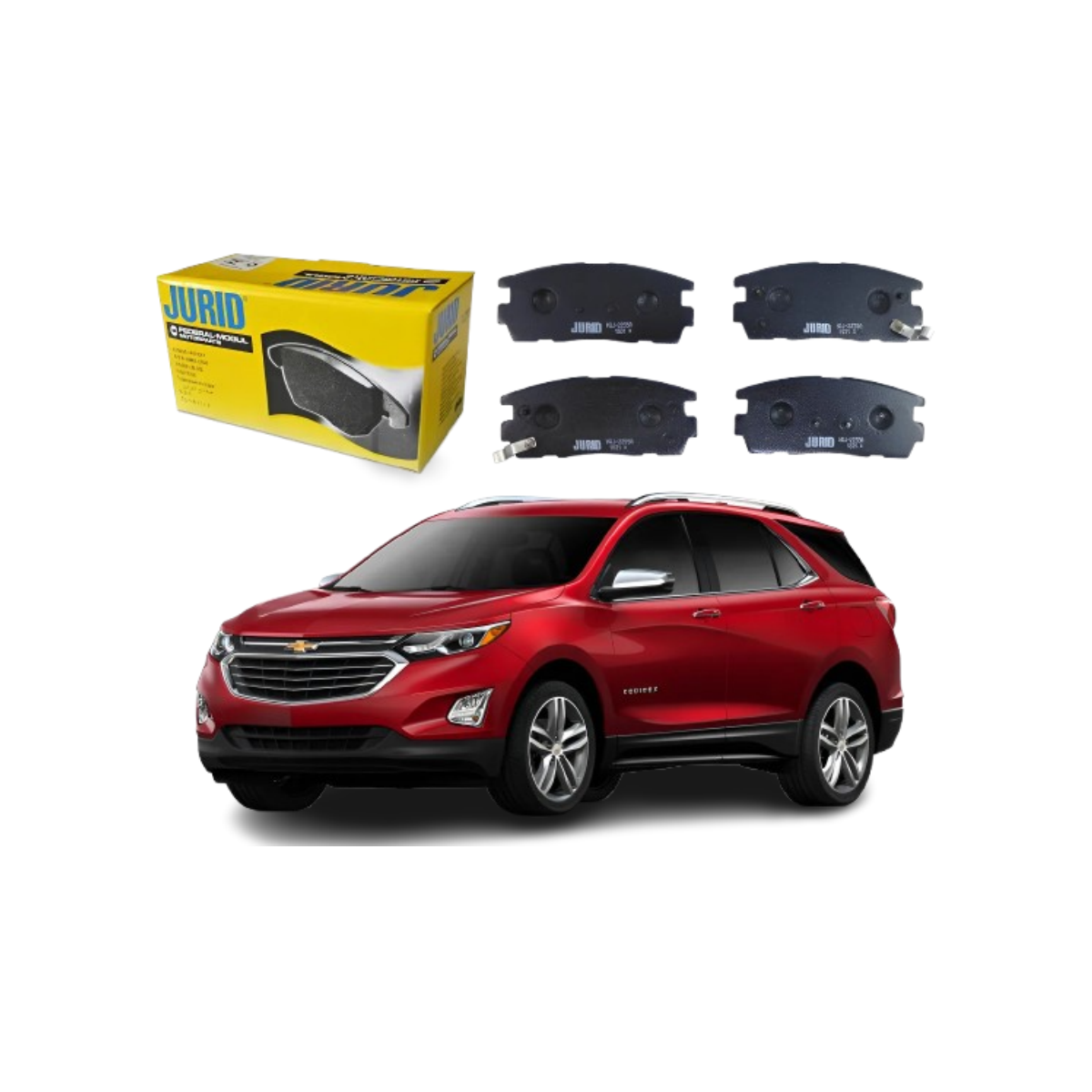 Pastilha Freio Gm Captiva 2.4 16v Ecotec 01/2014 Ate 12/2016 Traseiro Jurid Hqj-2255a
