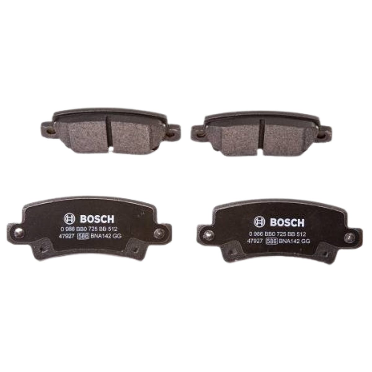 Pastilha Freio Toyota Corolla 1.8 16v Sedan 08/1998 Ate 06/2002 Bosch Bb0725