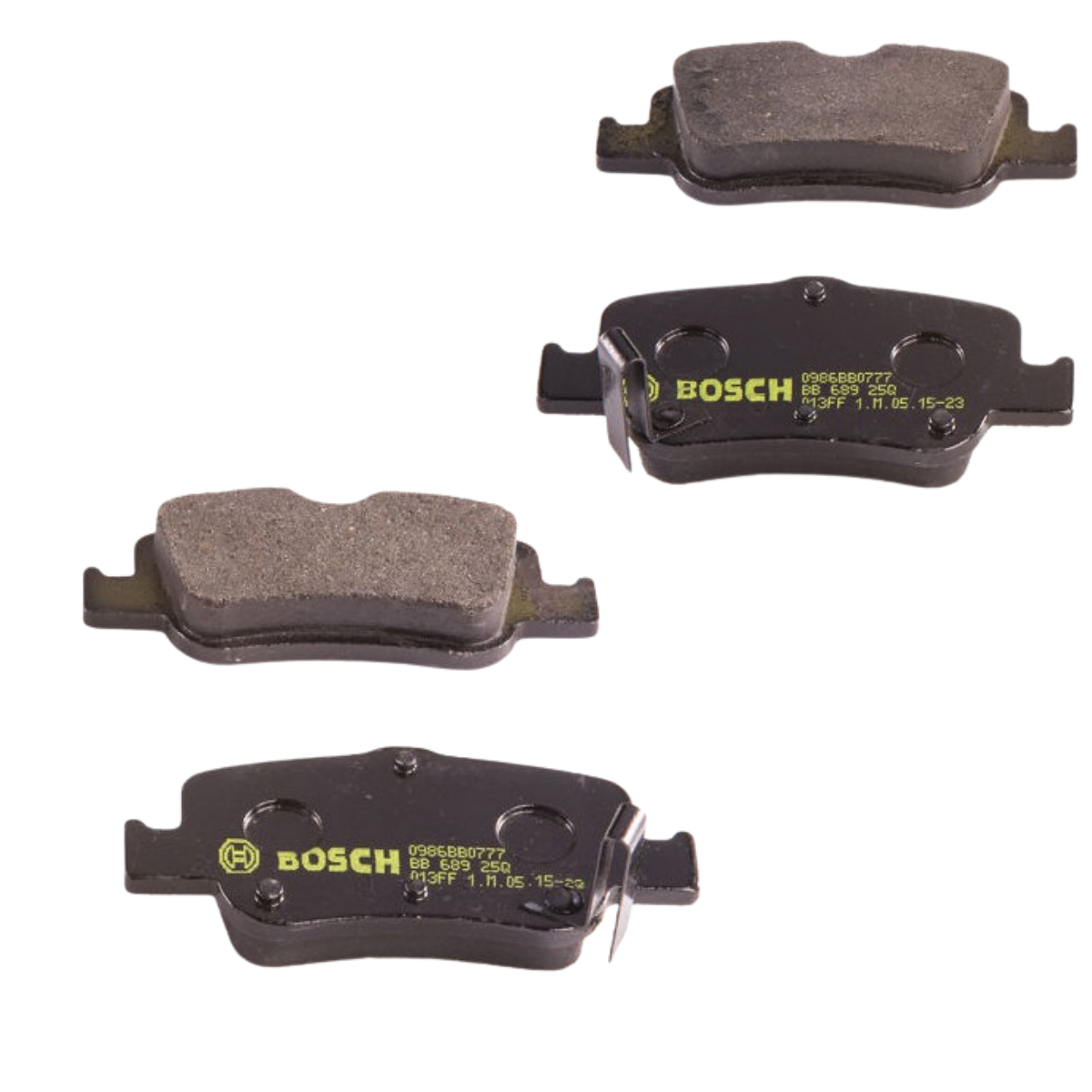 Pastilha Freio Toyota Corolla 1.8 A Partir De 03/2014 Traseira Bosch Bb0777
