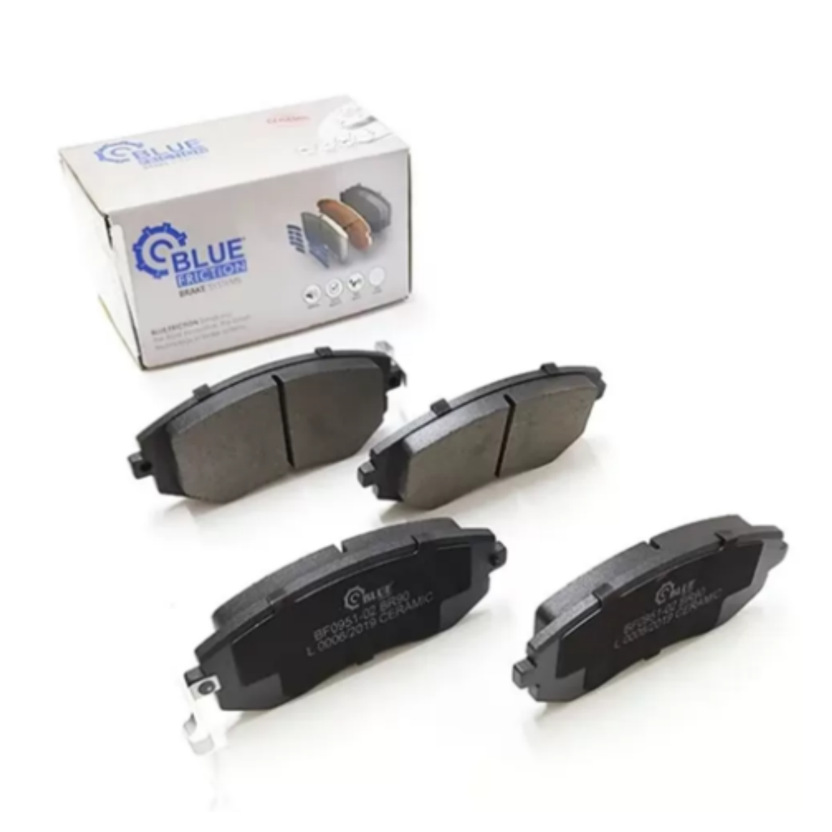 Pastilha Freio Subaru Forester A Partir De 01/2000 Dianteira Blue Friction Bf0951-02