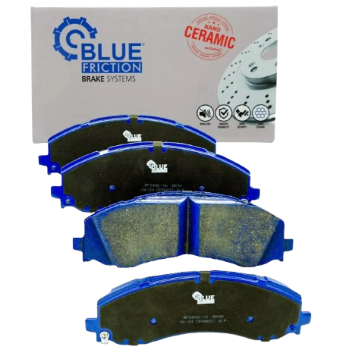 Pastilha Freio Dodge Ram 2500 Dianteiro A Partir De 01/2020 Blue Friction Bf6846-16